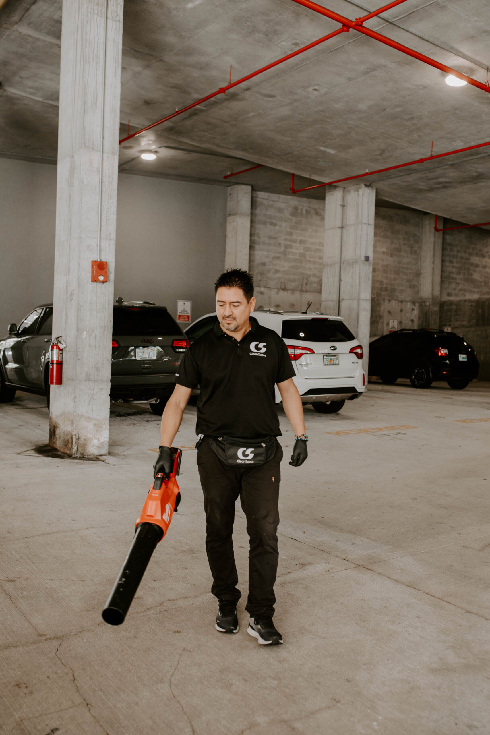 Commercial Concrete Floor Cleaning