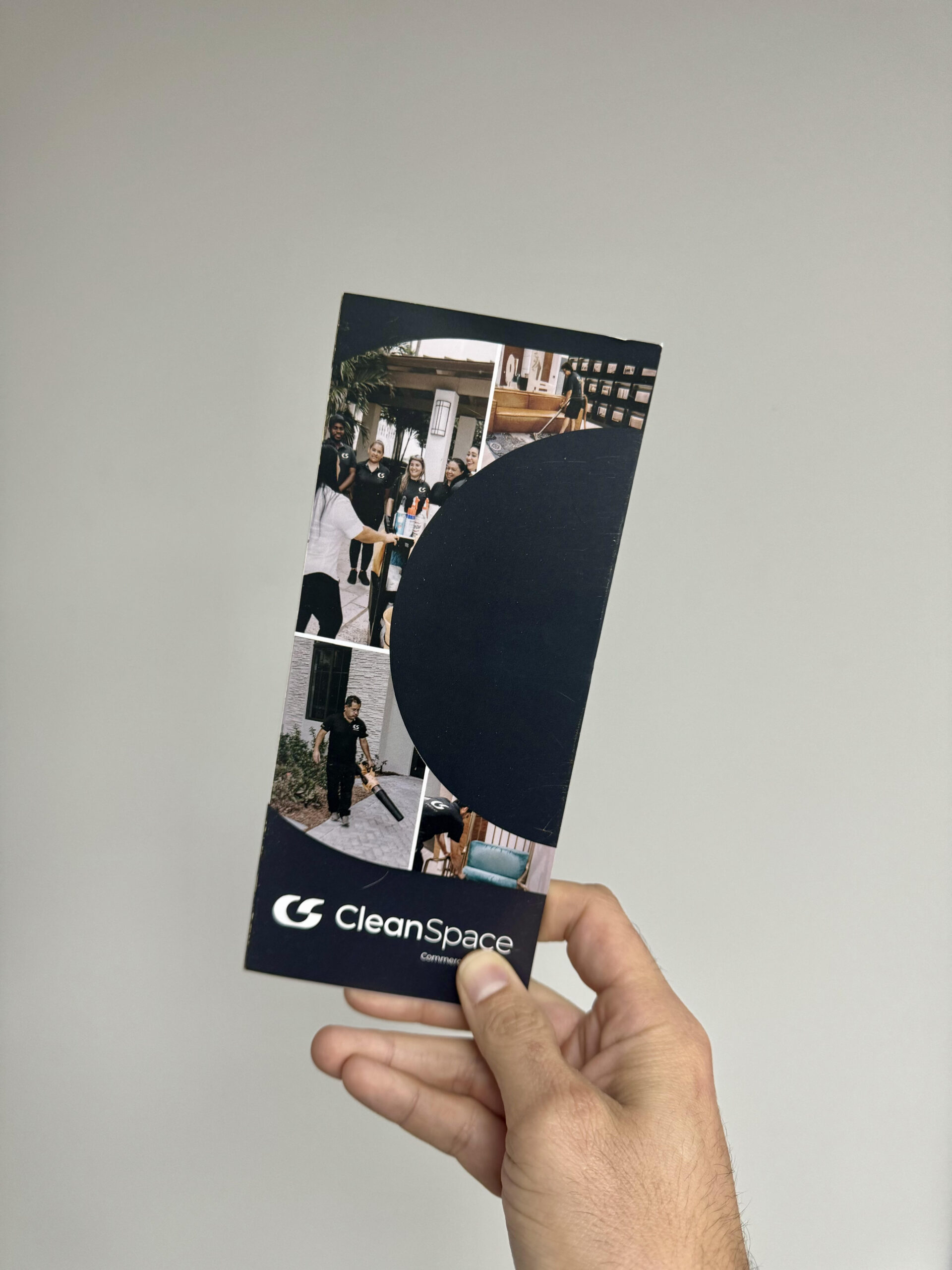 Clean Space commercial cleaning and janitorial services flyer for Florida